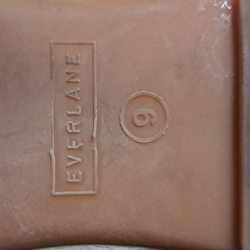 Everlane Women Italian Leather Day Glove Cream Flat Shoes Size 9 Ballet Neutral - Picture 7 of 8